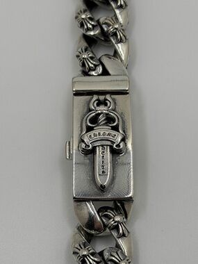 Chrome Hearts Sterling Dagger ID Watch Band - Silver